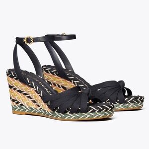 Tory Burch Womens Multicolored Wedge Espadrille